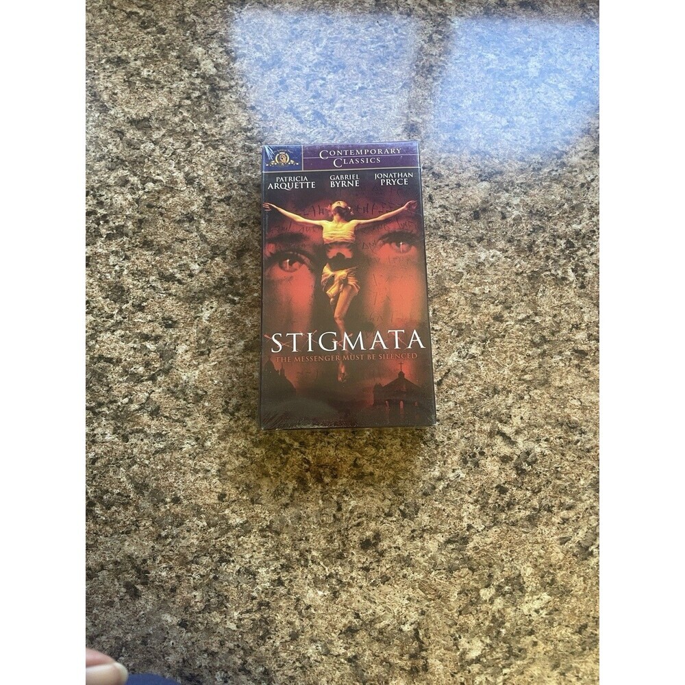 Stigmata VHS 1999 Horror Patricia‎ Arquette Gabriel Byrne Jonathan Pryce SEALED